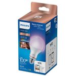 Bec LED RGB inteligent Philips Bulb A67, Wi-Fi, Bluetooth, E27 - imagine 2