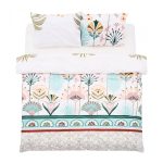 Lenjerie kingsize, bumbac,132 TC, Aria