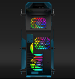 Carcasa Aqirys Procyon, RGB, Mid Tower, Blue - imagine 5