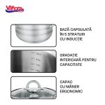 SET GATIT DIN INOX 8 PIESE, MEDINA, VANORA HOME - imagine 4