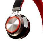 Casti Over-ear SPACER SPHS-SILVER, Cu fir, Rosu - imagine 3