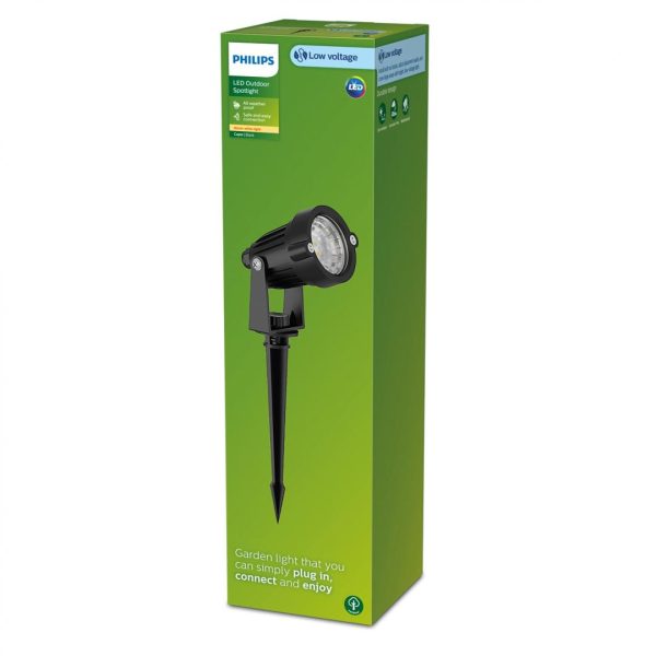 Spot LED pentru exterior cu spike Philips CAPER GARDEN LINK,