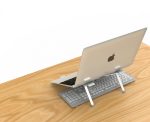 Suport laptop Serioux, SRXNCPU2, material aluminiu, dimensiune deschisă: 190x250x4mm,dimensiune pliată: - imagine 13