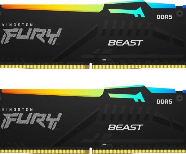 Memorie RAM Kingston FURY Beast RGB EXPO, 32GB DDR5, 6000MHz,