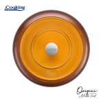 SEMIOALA ALUMINIU TURNAT + CAPAC 24x12 CM,3.9L, NICOLAI TAND, ORIGINI, - imagine 5