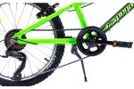 BICICLETA PEGAS MINI DRUMET 20'' NEGRU VERDE - imagine 9
