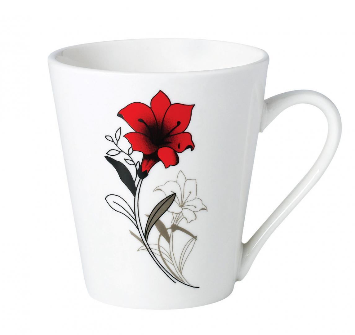 overlay_a0281501ab5b386ddaeacefb87e41260.jpg CANA PORTELAN 310 ML, RED FLOWERS,VANORA HOME - imagine 1