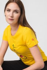 TSHIRT CASUAL F CAL PEGAS YELLOW-XS - imagine 4