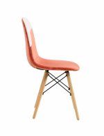 SET 2 SCAUNE STIL SCANDINAV - CORAL - imagine 4
