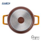 CRATITA ALUMINIU TURNAT + CAPAC 20x10 CM, 2.4L, NICOLAI TAND, - imagine 5