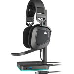 Casti Gaming Head-band CORSAIR HS80 RGB USB, Wired, Negru - imagine 3