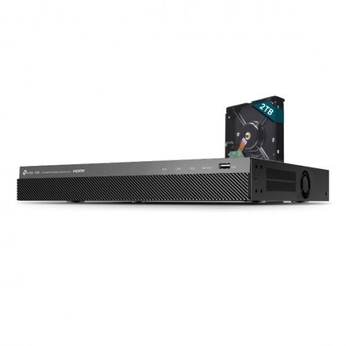 NVR PoE + HHD 2TB TP-Link VIGI 8 canale 2008H-8MP-2TB
