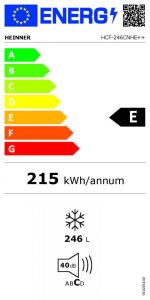 LADA FRIGORIFICA HEINNER HCF-246CNHE++ - imagine 3