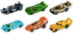 MACHETA DIE CAST, SET 6 MASINI CURSE, SCARA 1/64, 7.5CM, - imagine 3