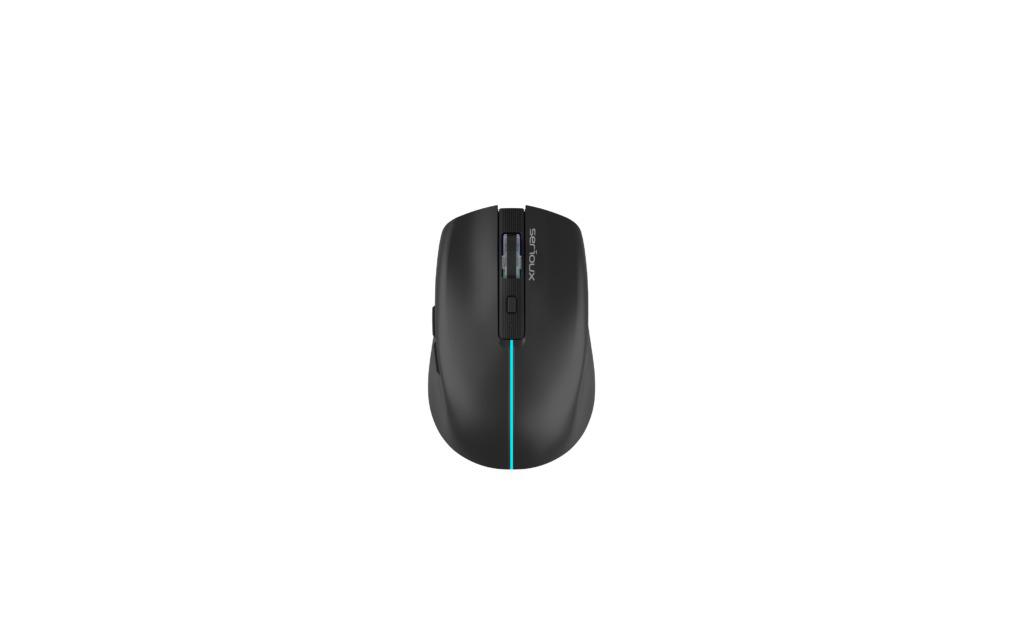 overlay_a16099f94884479b60fd34387cb3684b.jpg Mouse Serioux Flicker 212, Wireless, Negru, senzor: Optic, DPI: - imagine 1