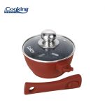 CASEROLA ALUMINIU+CAPAC 16x8CM, 1.3 L, CALABRIA, COOKING BY HEINNER - imagine 3