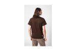 TRICOU  LOGO ORANGE BARBATI   COFFEE-M - imagine 2