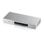 ZYXEL GS1200-5HP 5-PORT GBE METAL SWITCH - imagine 2