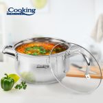 SEMIOALA INOX+CAPAC, 24 X 13.5 CM, 6.1 L, AMIRA, COOKING - imagine 4