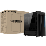 Carcasa GIGABYTE C200 GLASS, Mid-Tower, fara sursa, ATX, Black - imagine 6