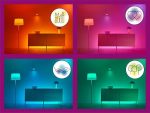 Kit Banda LED RGB inteligenta WiZ Connected Neon Flex Strip, - imagine 2