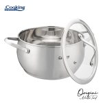SEMIOALA INOX+CAPAC 20x11 CM, 3.3L, NICOLAI TAND, ORIGINI, COOKING BY - imagine 2