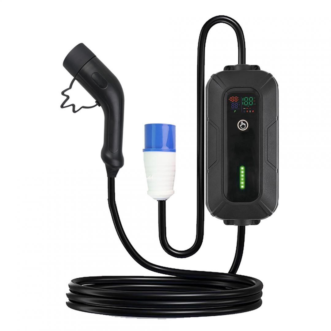 overlay_a4857d9e9d360d3362dfb039bb1dc265.jpg PNI INCARCATOR PORTABIL PNI-EV32-32A-S Pentru masini electrice. - imagine 1