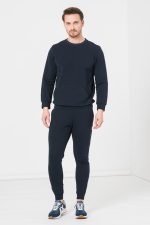 BLUZA COTON CASUAL BARBATI NAVY-M - imagine 2