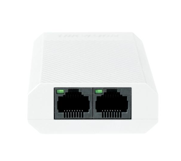Repetor PoE Hikvision DS-3E0103DP-E/R: 1 × 10/100 Mbps PoE IN