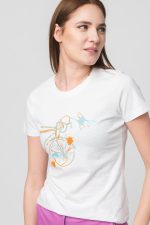 TSHIRT CASUAL F BICICLETA COLOR WHITE-L - imagine 4