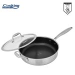 TIGAIE ADANCA INOX +CAPAC STICLA IN 3 STRATURI  28*7.5CM, - imagine 2