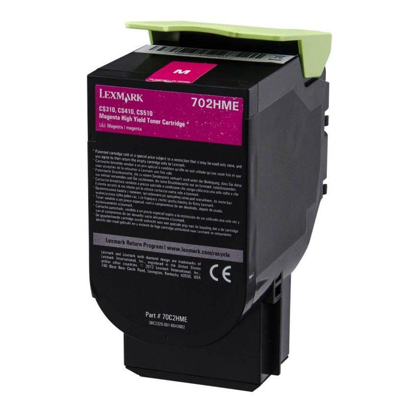 overlay_a5d30642d18ce90de7ffe49530947160.jpg Toner Lexmark 70C2HME magenta, 3k,compatibil cu CS310dn / CS310n/ CS410dn - imagine 1
