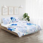 Lenjerie kingsize, bumbac,132 TC, Paros - imagine 5