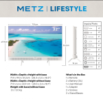 Televizor METZ QLED 32MQE7100Z, 80 cm, Smart Google TV, HD, - imagine 5