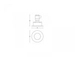 Spot LED incastrat Philips Hue Adore Bathroom, Bluetooth, GU10, 5W - imagine 3