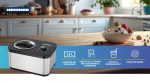 Aparat de făcut înghețată HEINNER SweetFreeze HICM-DW154SSBK - imagine 3