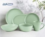 SET 6 FARFURII DESERT CERAMICA 20 CM, YVONNE, ART OF - imagine 6