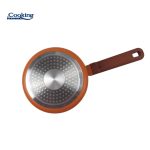 CASEROLA ALUMINIU FORJAT CU CAPAC STICLA  16 x 8 - imagine 5