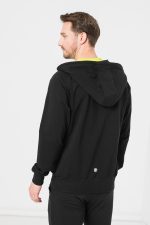HANORAC COTON CASUAL BARBATI BLACK-XL - imagine 3
