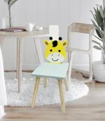Scaun copii, MDF,design girafa, U-Grow - imagine 2