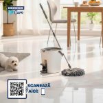 SET CURATENIE CU PEDALA WASH&DRY, CLEAN STEP, GRI - imagine 5