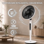 VENTILATOR CU PICIOR HEINNER HMSF-9BK - imagine 12