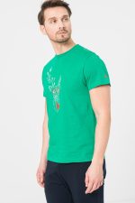 TRICOU  CERB FAMILIE BARBATI   K GREEN-XXL - imagine 2