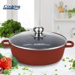 CRATITA ALUMINIU+CAPAC 36x9.5CM, 8.8L, CALABRIA, COOKING BY HEINNER - imagine 2