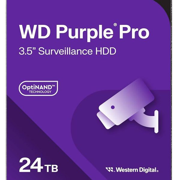 HDD Surveillance WD Purple Pro WD241PURP, 24 TB, 7200 rpm,