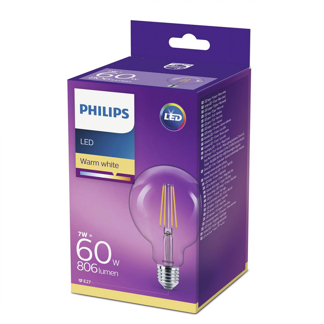 overlay_ab7ef3c811ad9e5e07de6699c0ac4c97.jpg Bec LED Philips Classic G93, EyeComfort, E27, 7W (60W), 806 - imagine 1