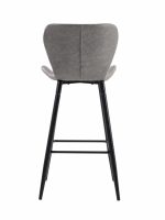 SET 2 SCAUNE DE BAR RETRO - LIGHT GREY - imagine 2