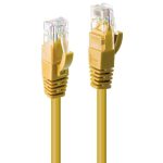 Cablu retea Lindy LY-48062, 1m Cat.6 U/UTP, Yellow - imagine 2