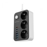 Prelungitor cu protectie Serioux SRXP-PS36B, 3 prize schuko Tensiune intrare: - imagine 3