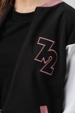 W JACHETA BOMBER  PINK  M - imagine 3